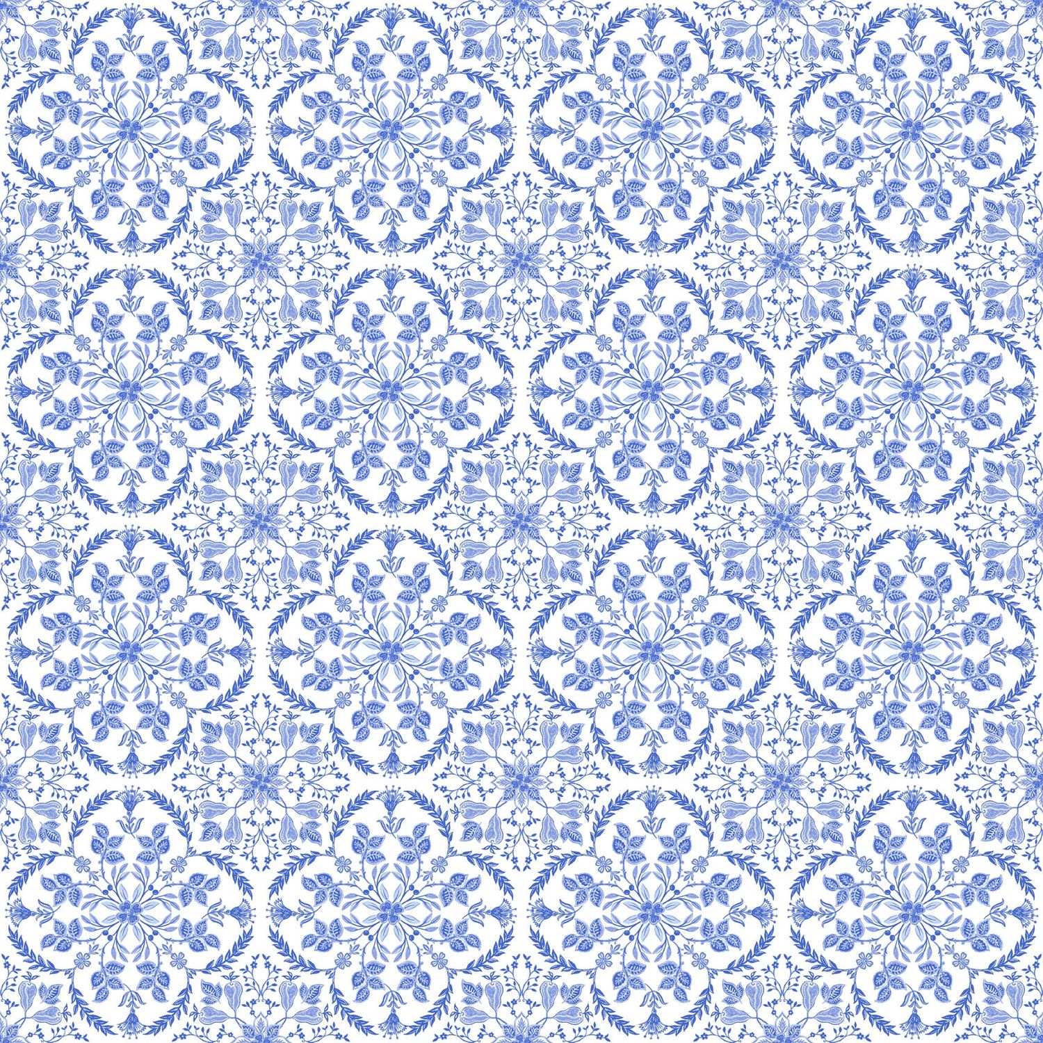 Delft Dynasty White/Blue 28357-10