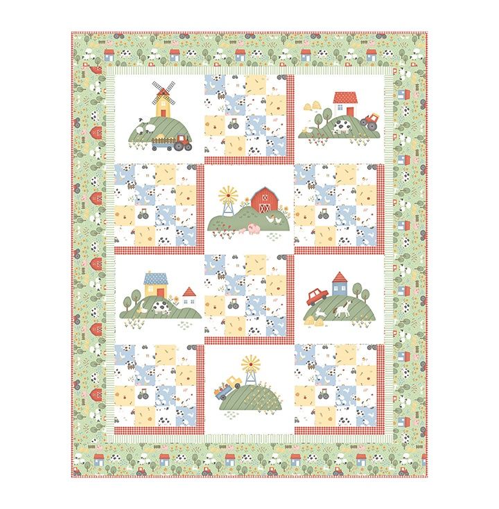 Farm Animals Quilt Kit