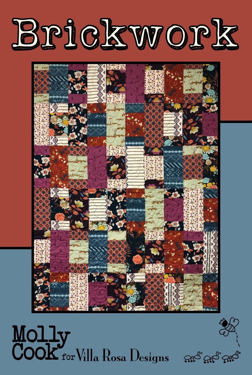 Brickwork Quilt Pattern VRDMC013