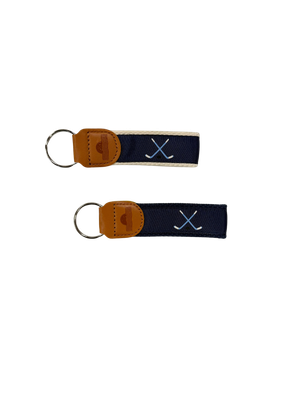 Hockey Stick Keychains