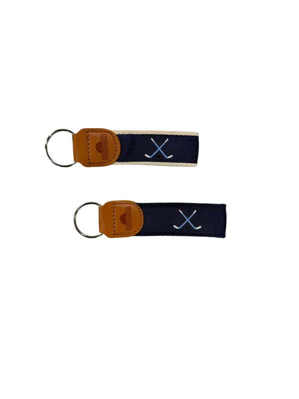 Hockey Stick Keychains