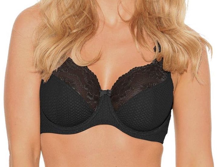 FFY B2761 SERENA UW SEAM BRA BLACK