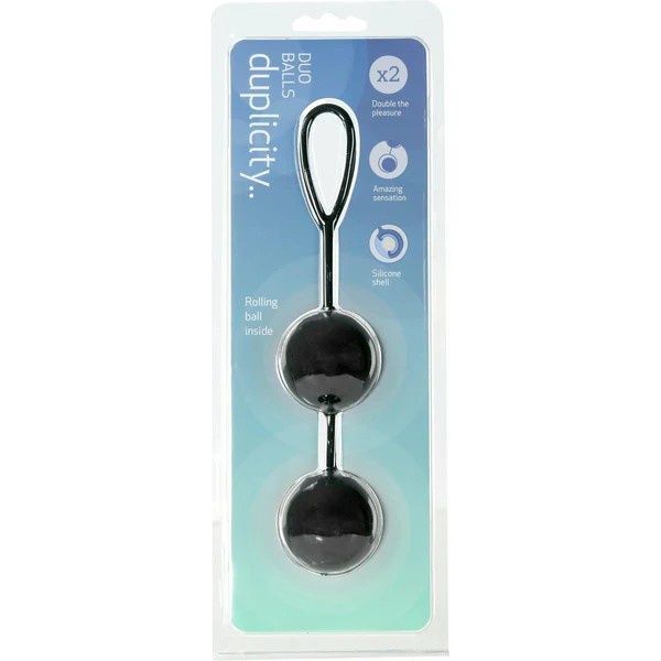BALLS DUO  DUPLICITY SILC  BLK