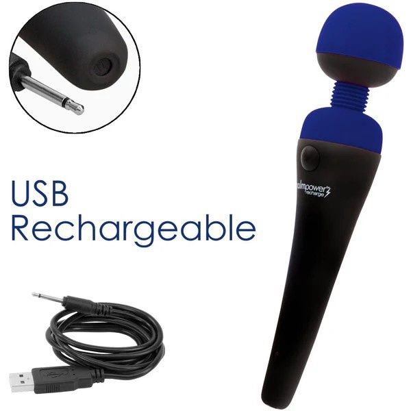 RECH VIBR PALM POWER  BLUE