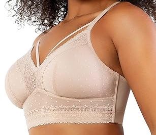 PARF P6011 MIA DOT BRALETTE CAM ROSE