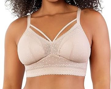 PARF P6011 MIA DOT BRALETTE CAM ROSE