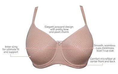 PARF P69021 PEARL UW SF BRA CAM ROSE