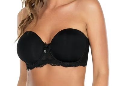 STRP PARF P5011 ELISSA UW MOLD BRA BLK