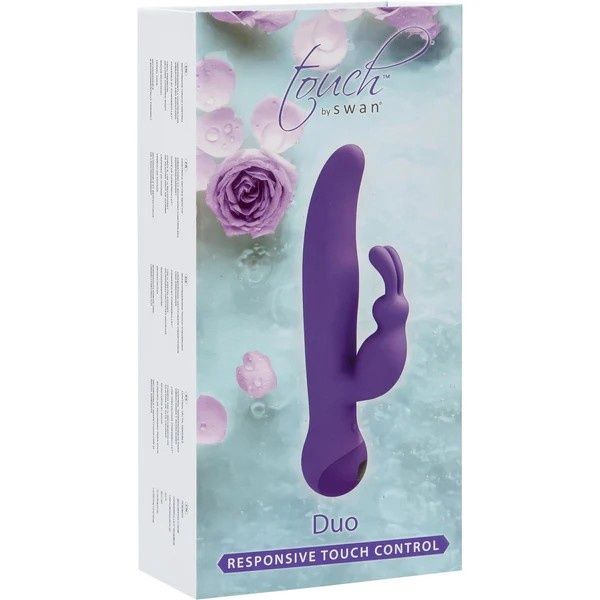 RECH VIBR TOUCH DUO PURPLE