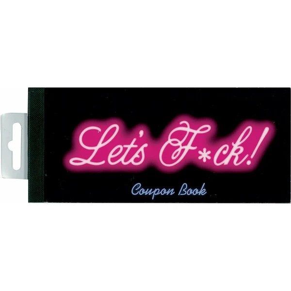 GAME LETS F*CK COUPON BOOK