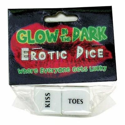 GAME GLOW IN DARK EROTIC DICE