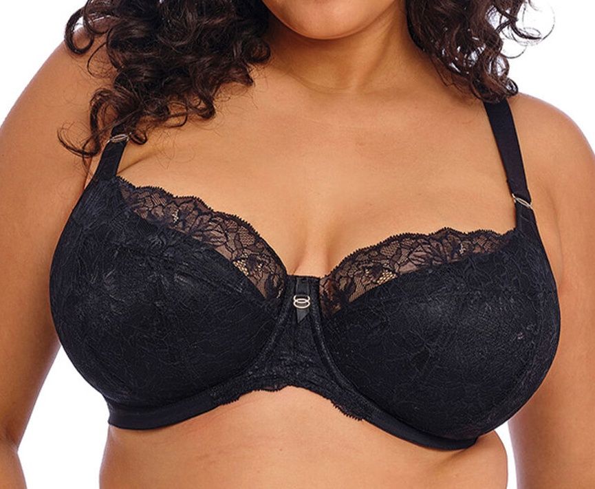ELOM EL8081 BRIANNA UW HLF PAD BRA BLK
