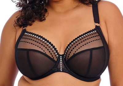 ELOM EL8900 MATILDA UW SEAM PLNG BRA BLK
