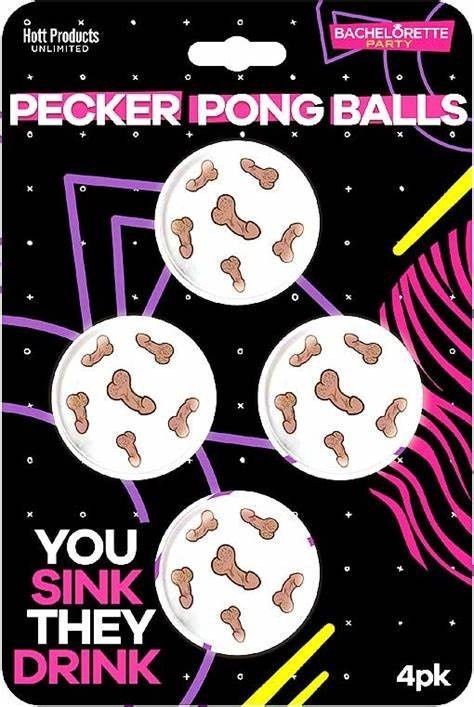 GAME PONG BALLS PECKER