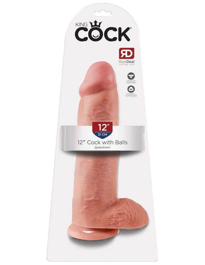 DONG KING COCK 12 INCH W BALLS