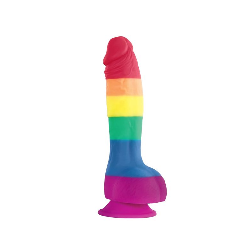DILDO 6IN RAINBOW