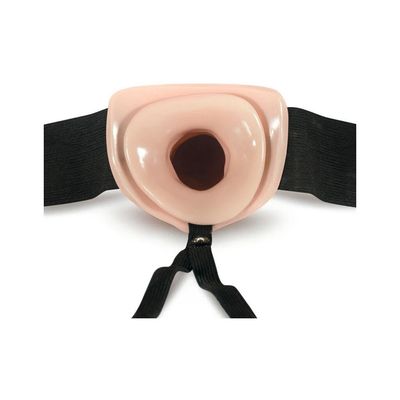 STRAP ON  BLUSH DR SKIN HOLLOW 6 INCH