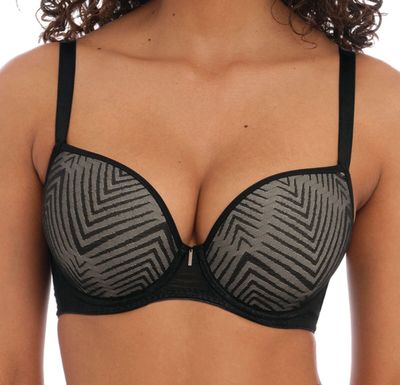 FREY 401131 TAILORED UW MOLD PLNG BRA BLK