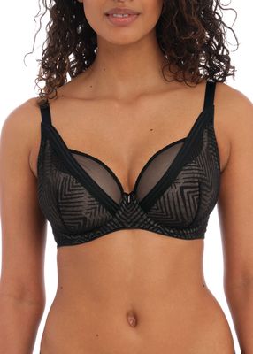 FREY 401121 TAILORED UW SEAM BRA BLK