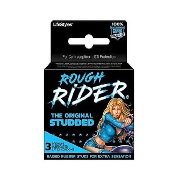 CONDOM LIFESTYLES ROUGH RIDER 3PK