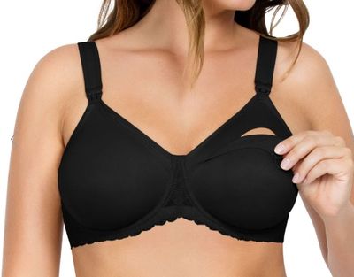 NURSING PARF NB502 LEILA UW SF BRA BLK