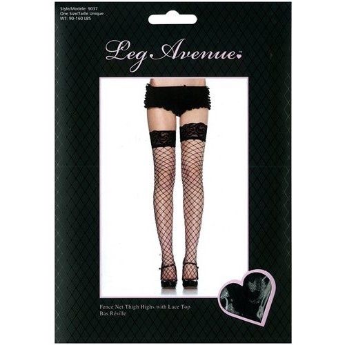 THIGH HIS LA9037 FENCE NET LACE TOP