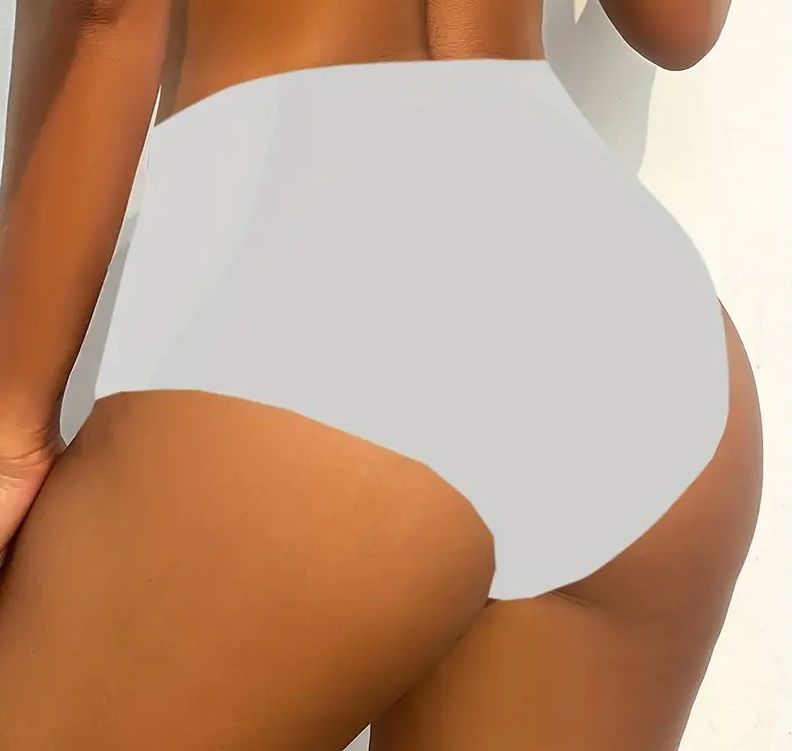 BRIEF SWIM 3130 RUCHED WHT
