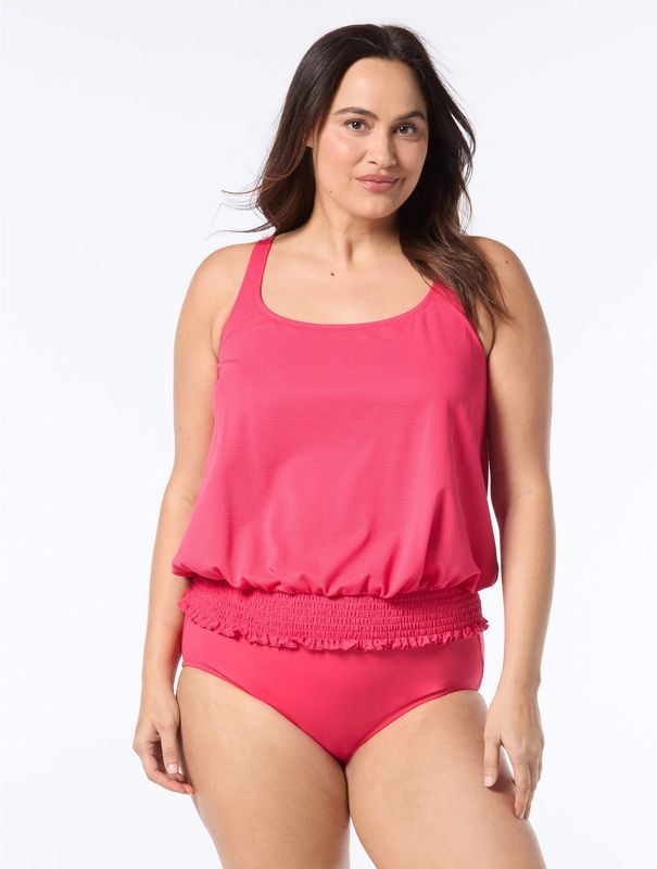 TANK BH HW51352 WF BRANDY PIQUE SOLIDS
