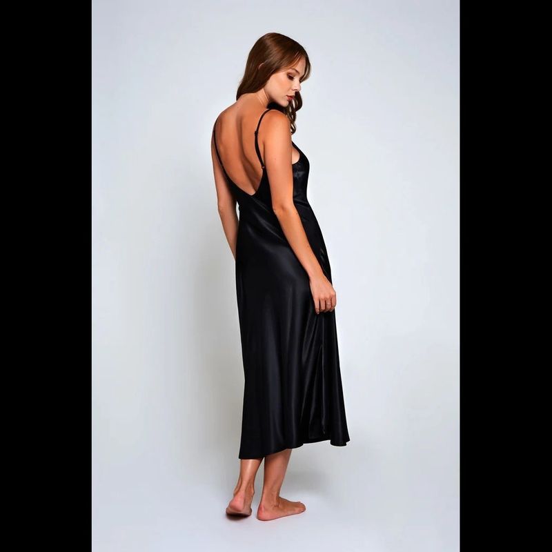 SALE LONG GOWN 78025 VICTORIA BLACK