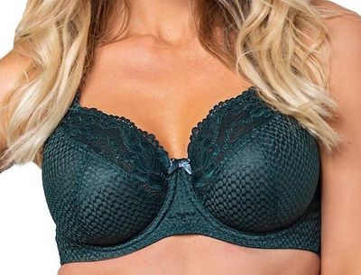 sale FFY B2761 SERENA UW SEAM BRA FOREST GREEN