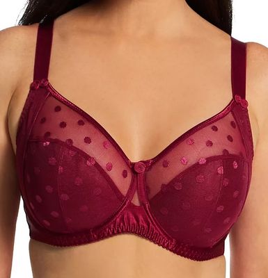 sale FFY B2498 CARMEN UW SEAM BRA DEEP RED