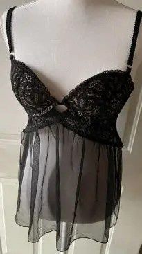 BABYDOLL 31421 X  BLK