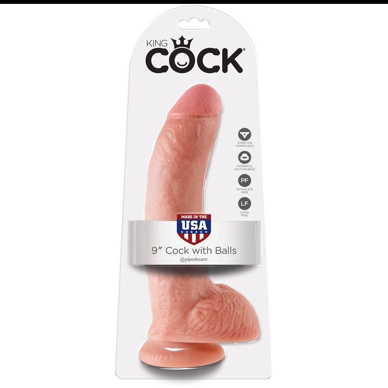 DONG KING COCK 9&quot; WITH BALLS