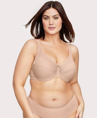 GLAM 9003 WONDERWIRE MINIMIZER BRA CAFE