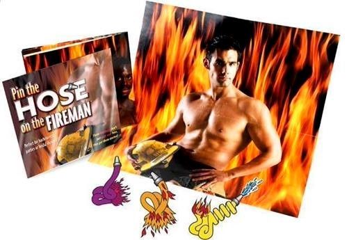 GAME PIN THE HOSE ON THE FIREMAN