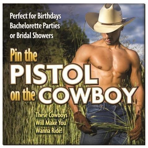 GAME PIN THE PISTOL ON THE COWBOY