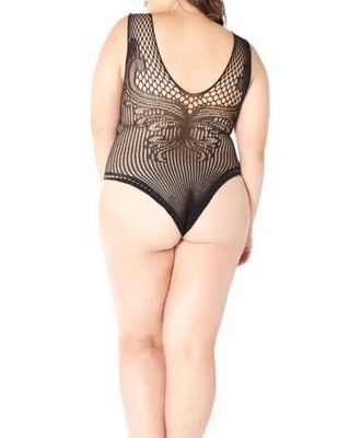 PKG TEDDY G 35075X FLORAL FISHNET