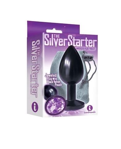 PLUG SILVER STARTER ANODIZED STEAL VIOLET
