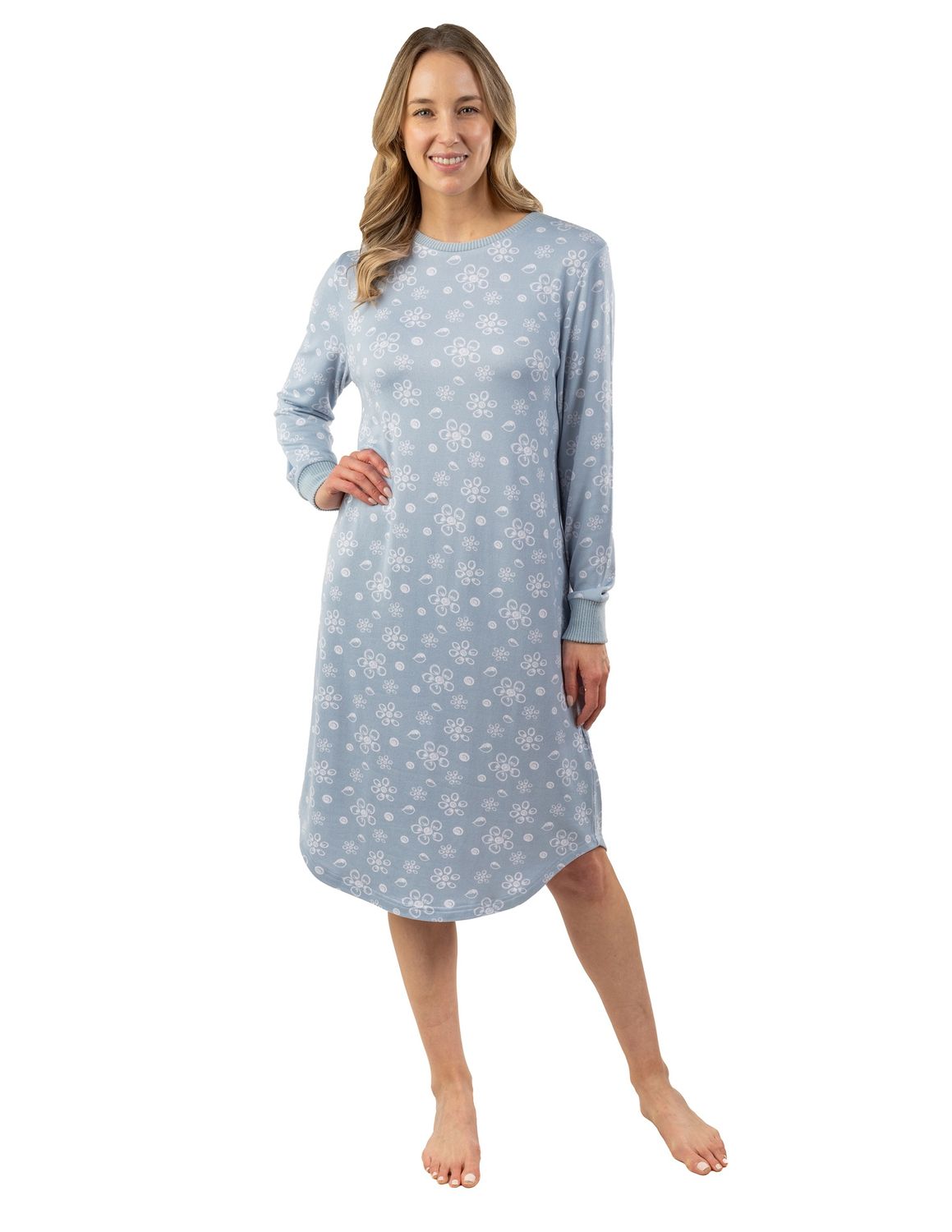 LOUNGE GOWN 127 WINTER SKY 42 INCH