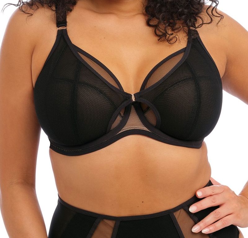 ELOM EL301202 KINTAI UW SEAM PLNG BRA BLK