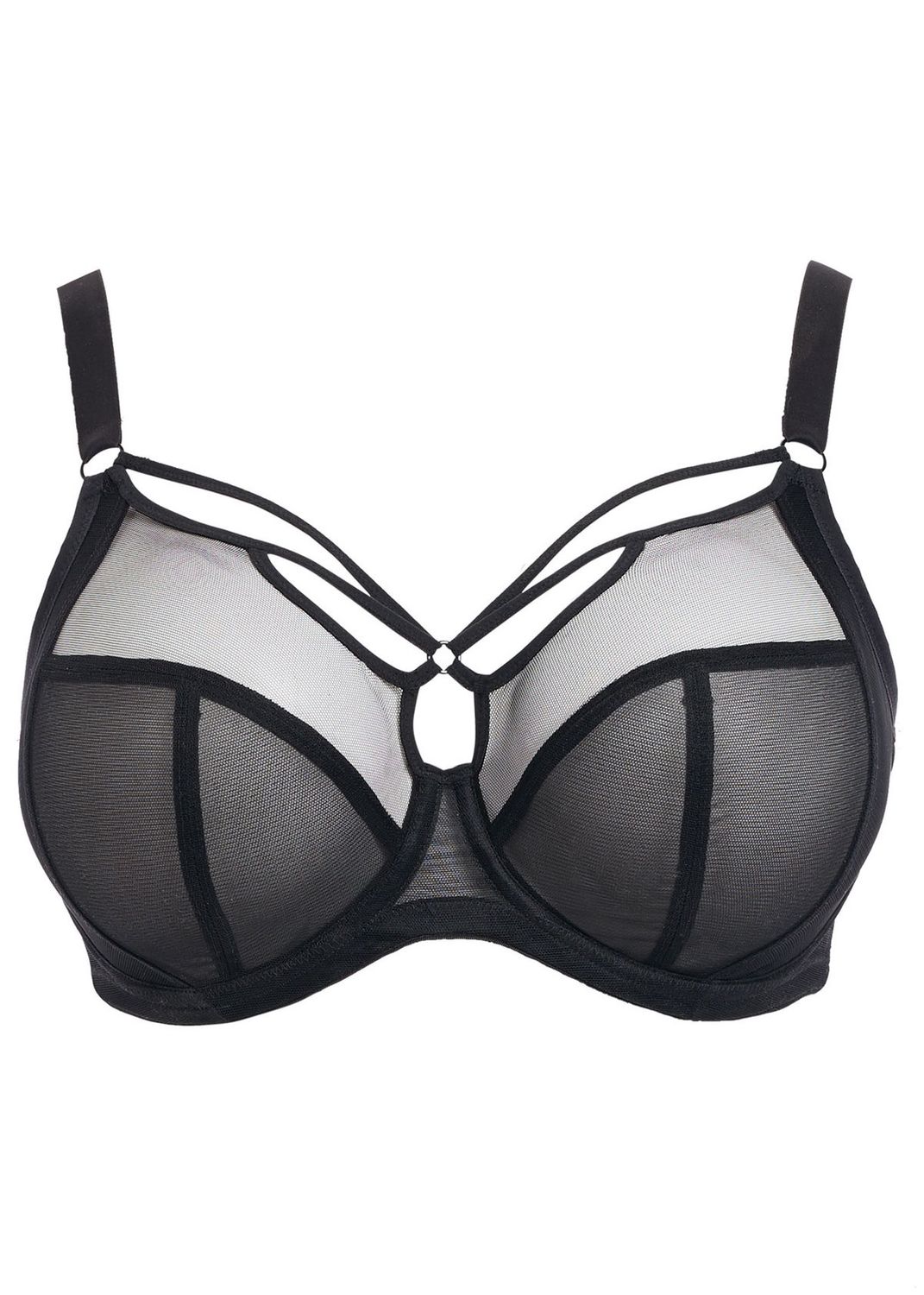 ELOM EL4350 SACHI UW SEAM BRA BLK, Band Size: 34, Cup Size: J/GG (US/UK)