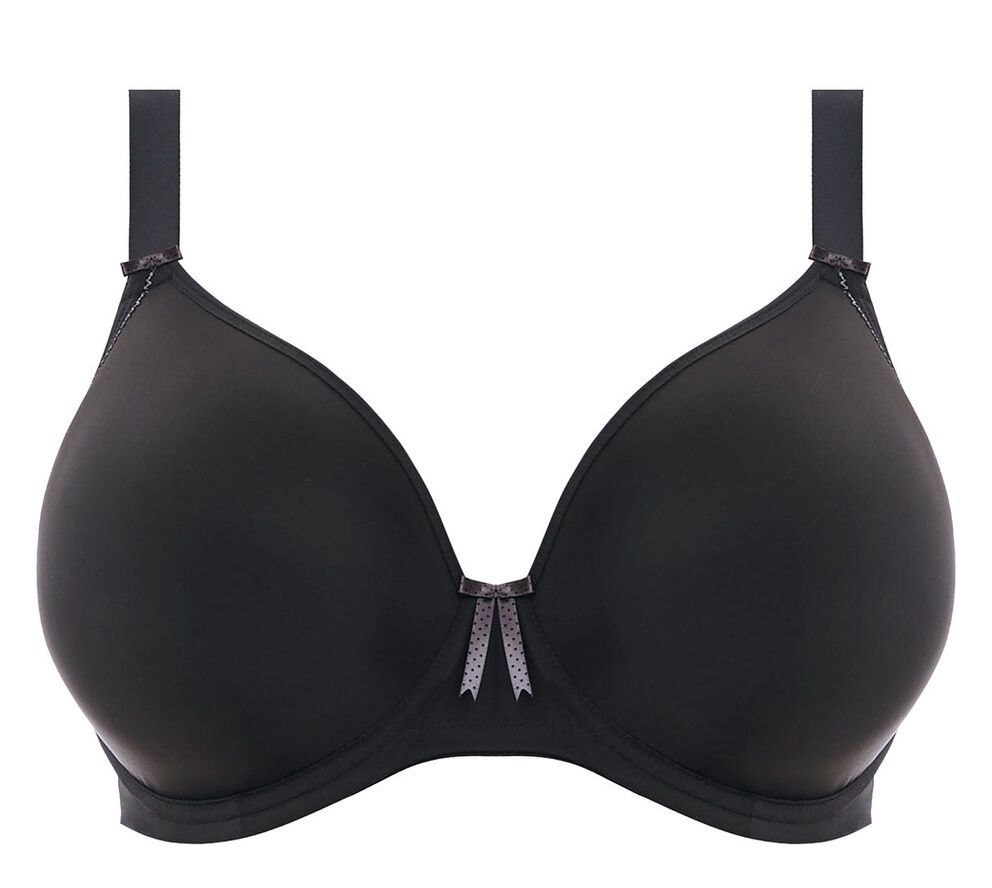 ELOM EL8722 BIJOU UW MOLD BRA BLK, Band Size: 34, Cup Size: J/GG (US/UK)