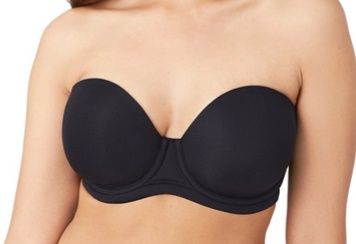 STRP WACO 854119 RED CARPET UW MOLD BRA BLK, Band Size: 34, Cup Size: DD (US)