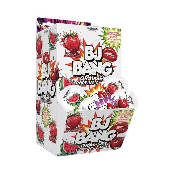 NOV CANDY HP  BJ BANG ORAL POP, Flavor: Cherry