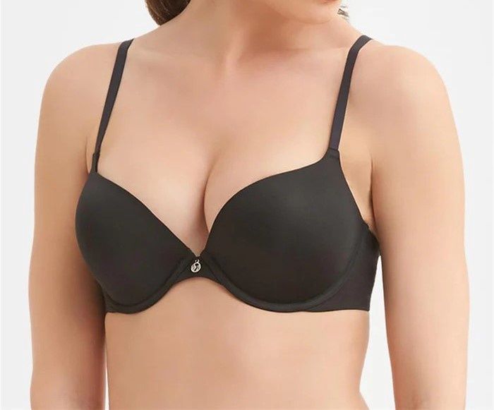 MONT 9316 ALLURE UW MOLD PU BRA BLK, Band Size: 34, Cup Size: D (US)