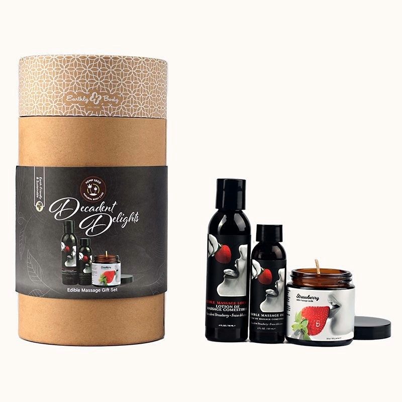 MASSAGE KIT EB DELIGHTS STRAWBERRY