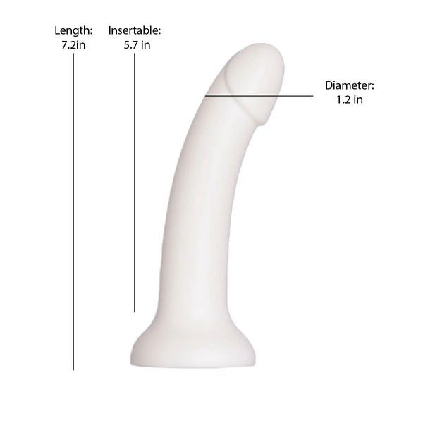 DONG   BMS LIQUID  SILICONE CURVED 7IN  WHITE