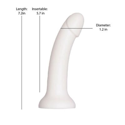 DONG   BMS LIQUID  SILICONE CURVED 7IN  WHITE