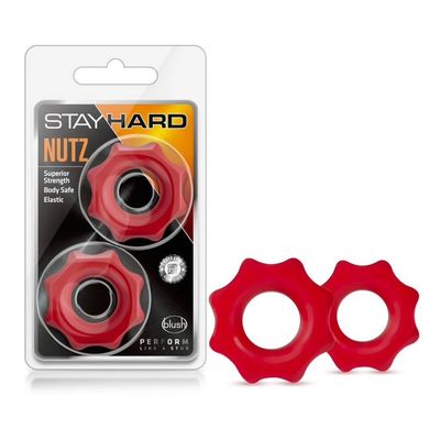 RING STAY HARD NUTS RED