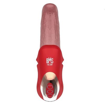 RECH VIBR  BMS KISSING LIPS DUAL STIMULATOR